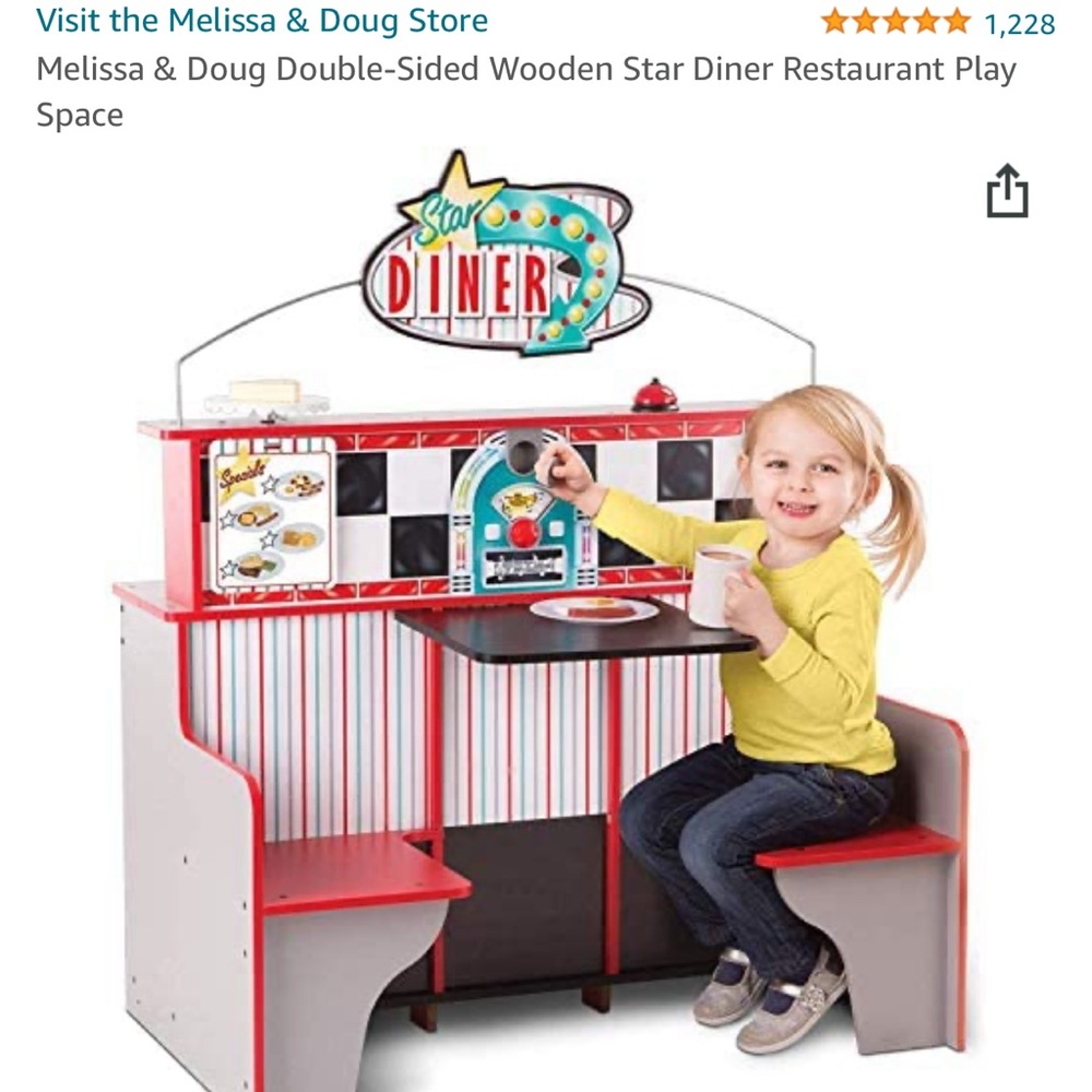 Melissa& Doug diner restaurant set